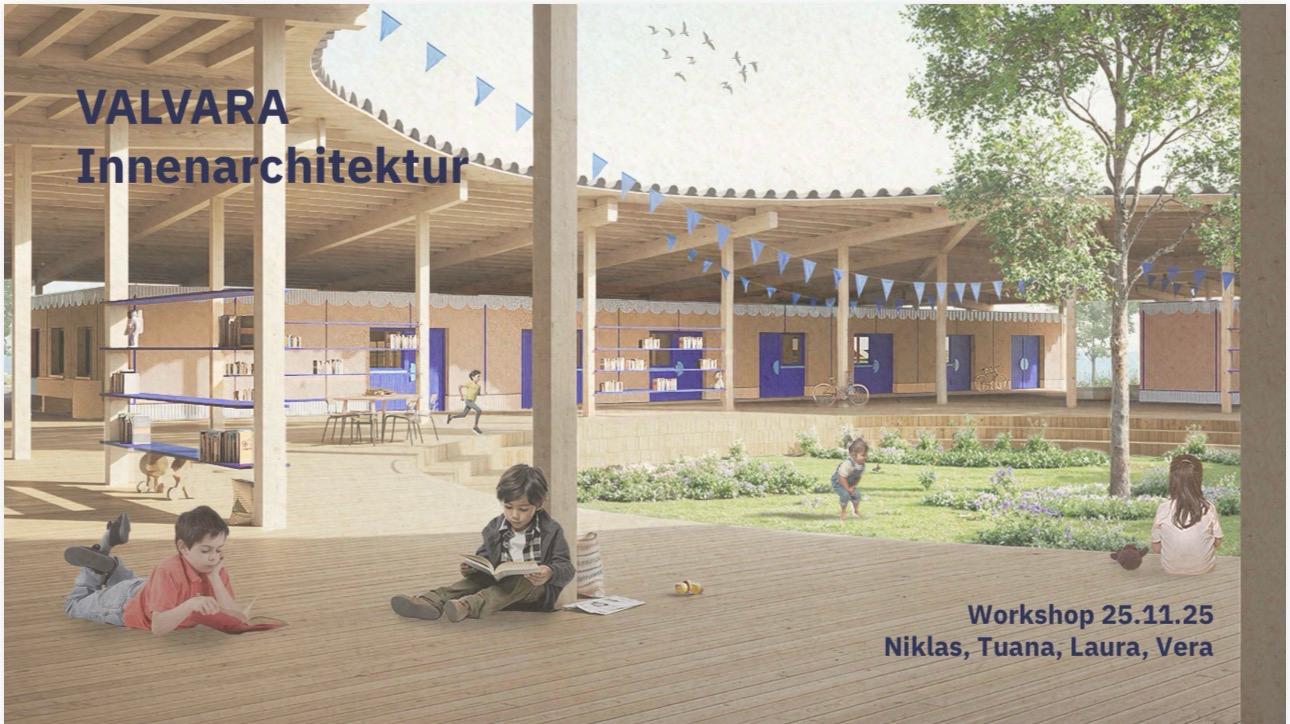 Freizeit- und Bildungsheim Valvara — Architekturentwurf